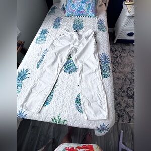 Eileen Fisher White Denim Jeans XL